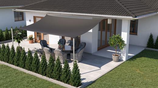 Sonnensegel Terrasse 