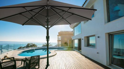 Sonnenschirm Terrasse